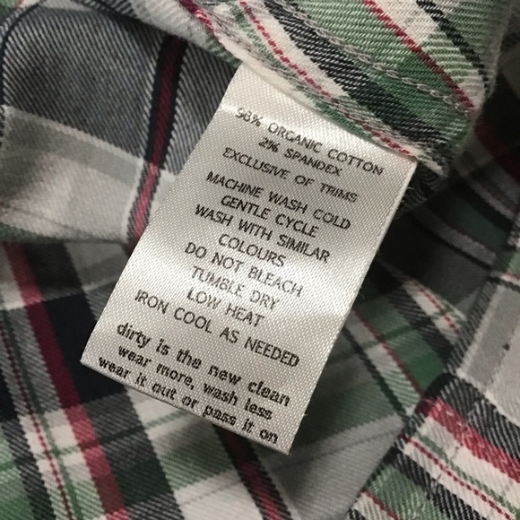 Hornytoad Mixologist Organic Cotton Button Front Long Sleeve Shirt Size Small. - Picture 10 of 11